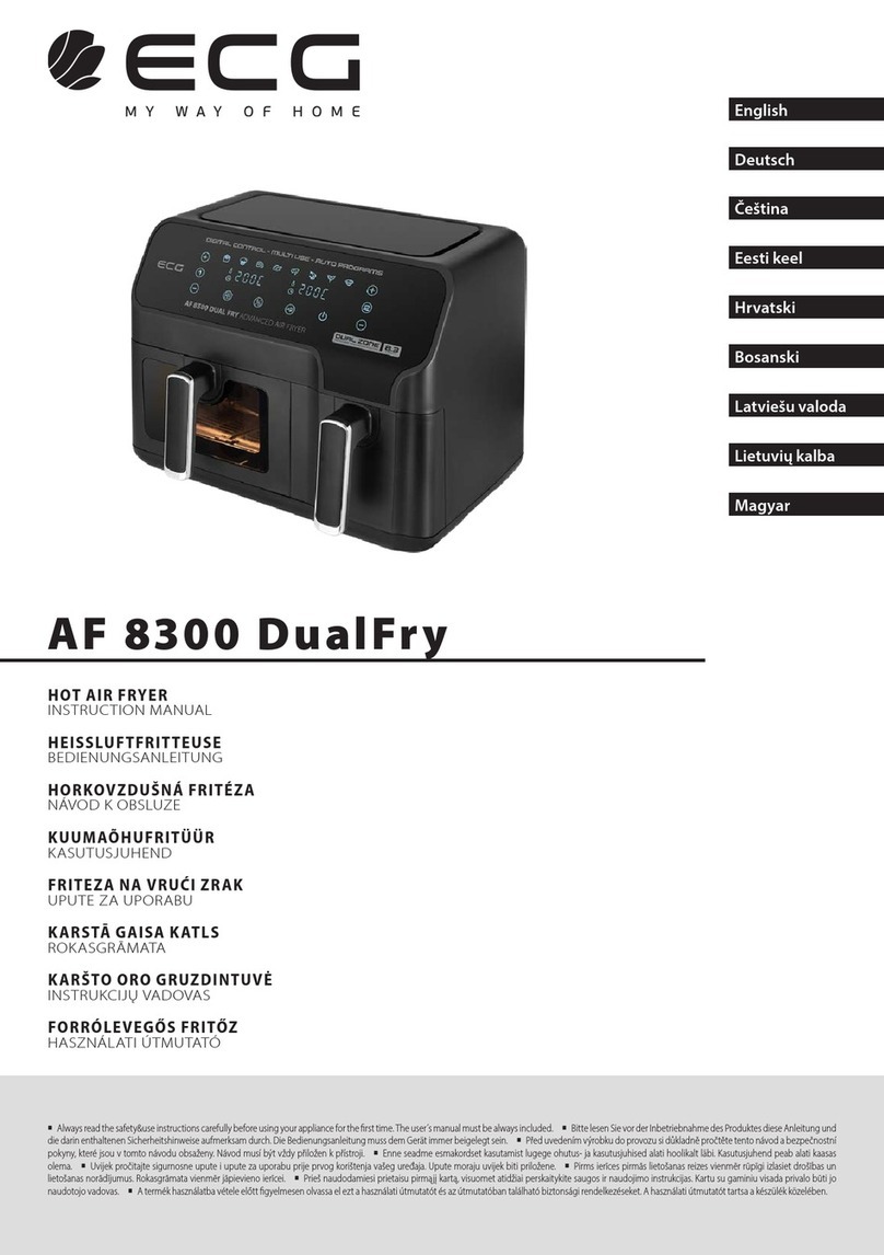 ECG AF 8300 DualFry instruction manual