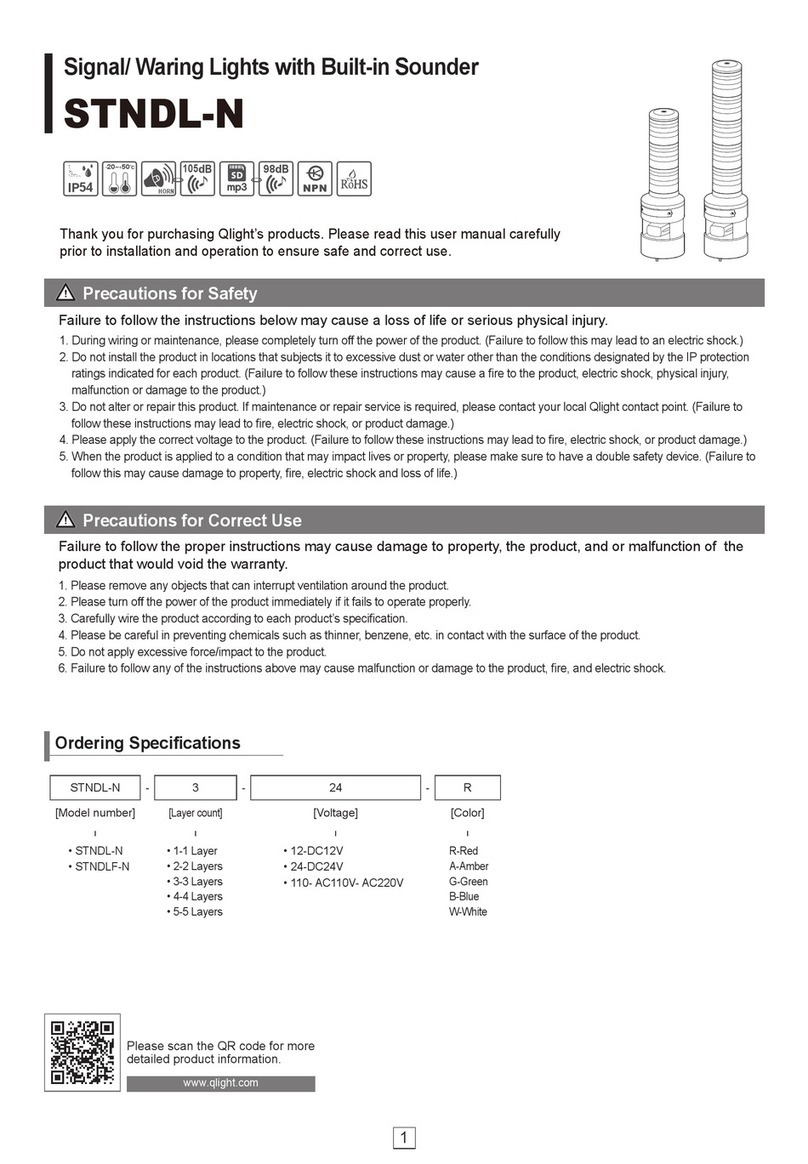 Qlight STNDL-N User manual
