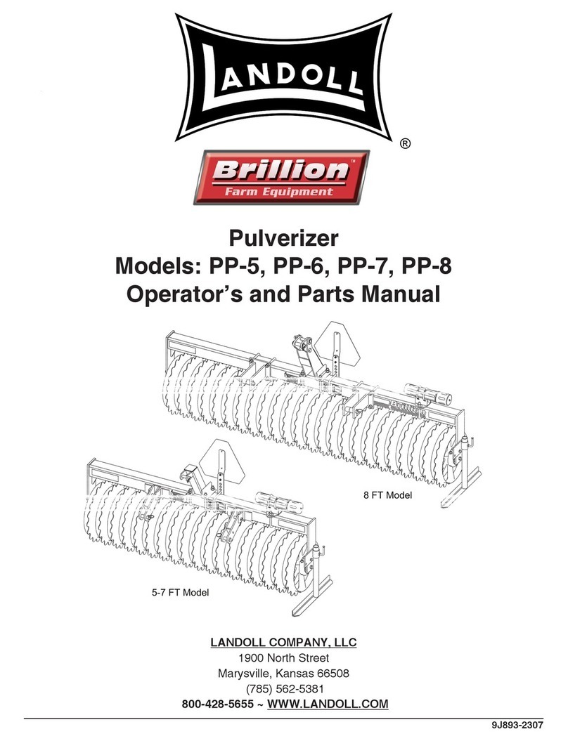 Landoll PP-5 Operator and parts manual