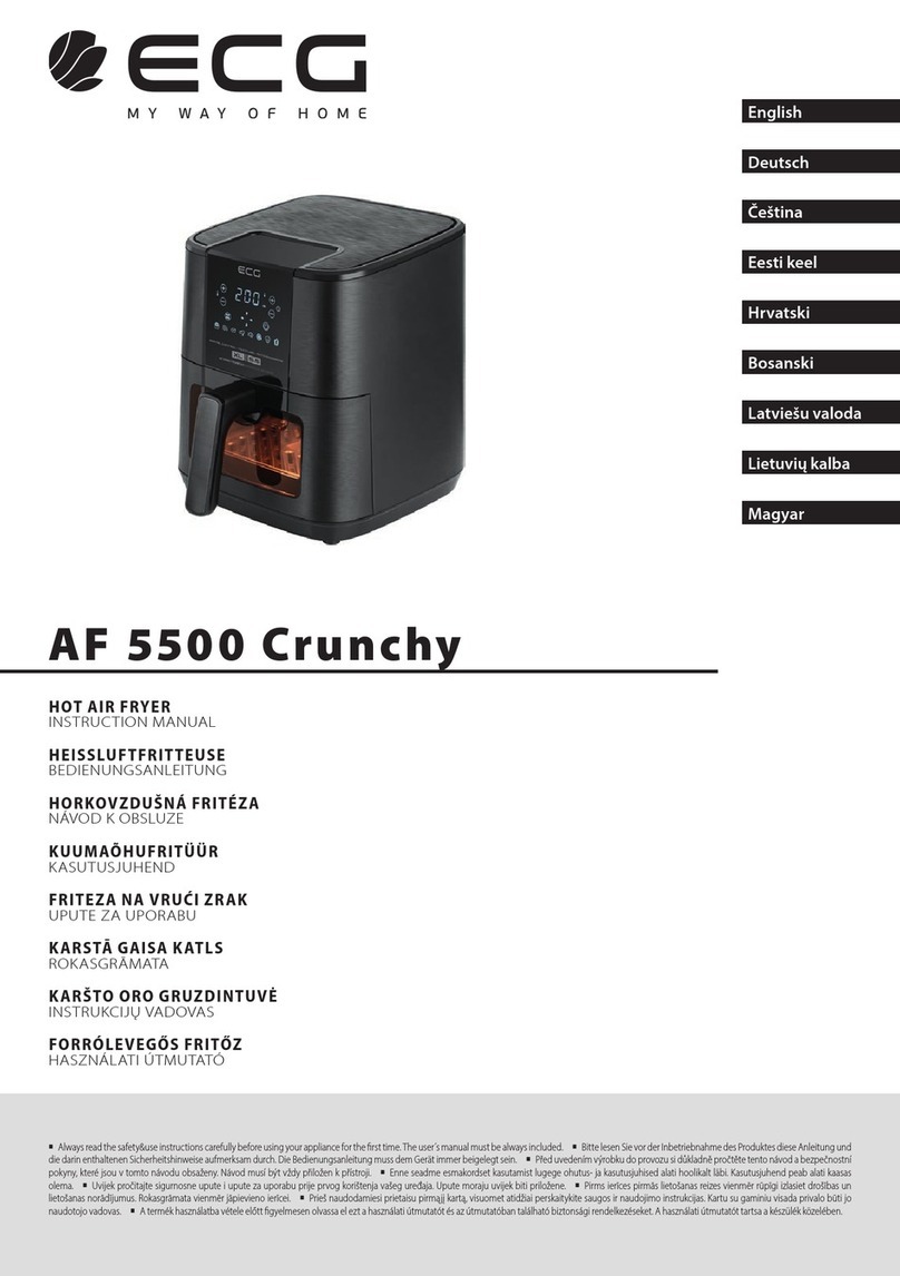 ECG AF 5500 Crunchy instruction manual