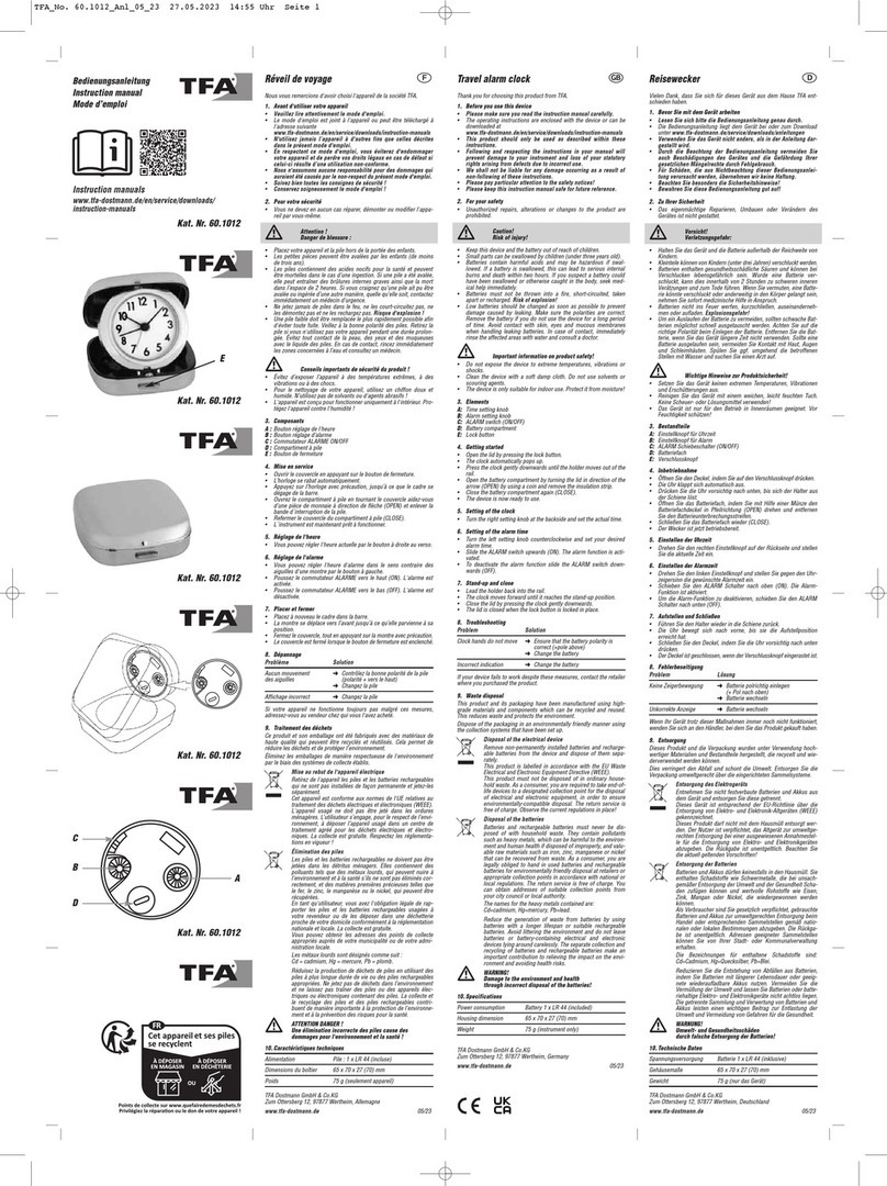 TFA 60.1012 instruction manual