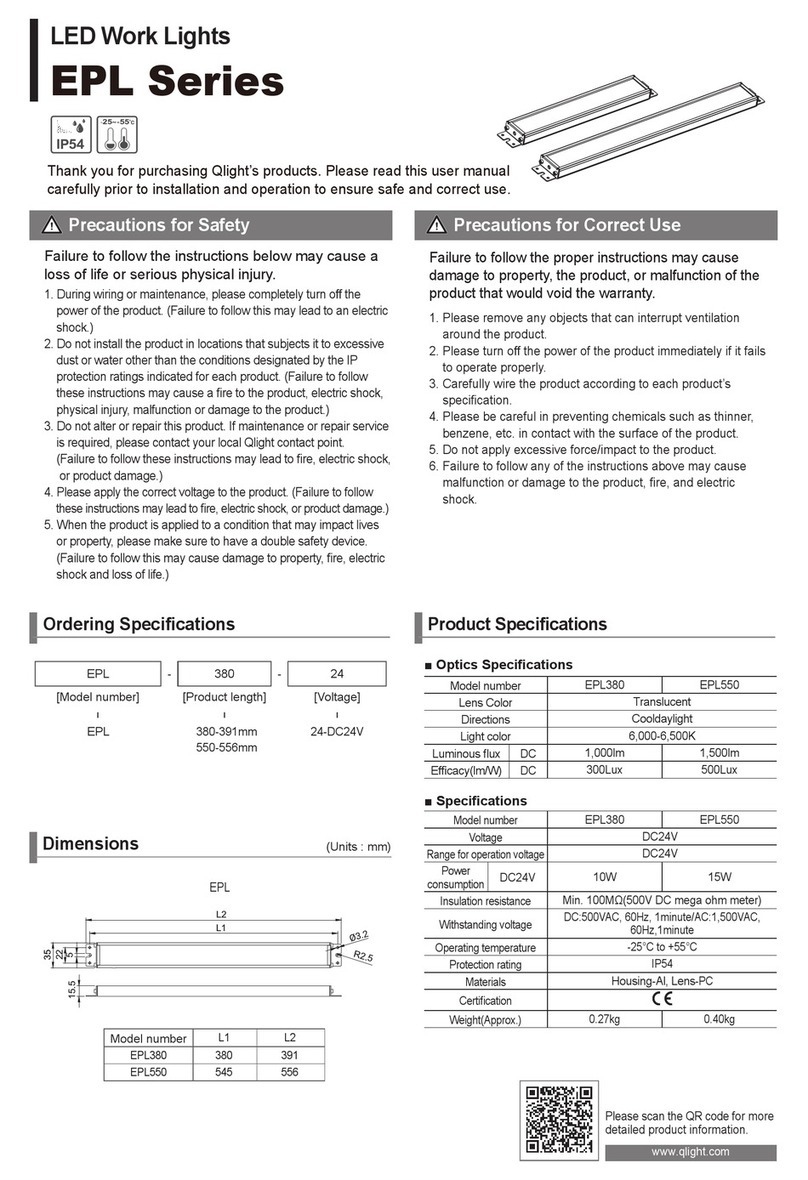 Qlightec EPL Series User manual