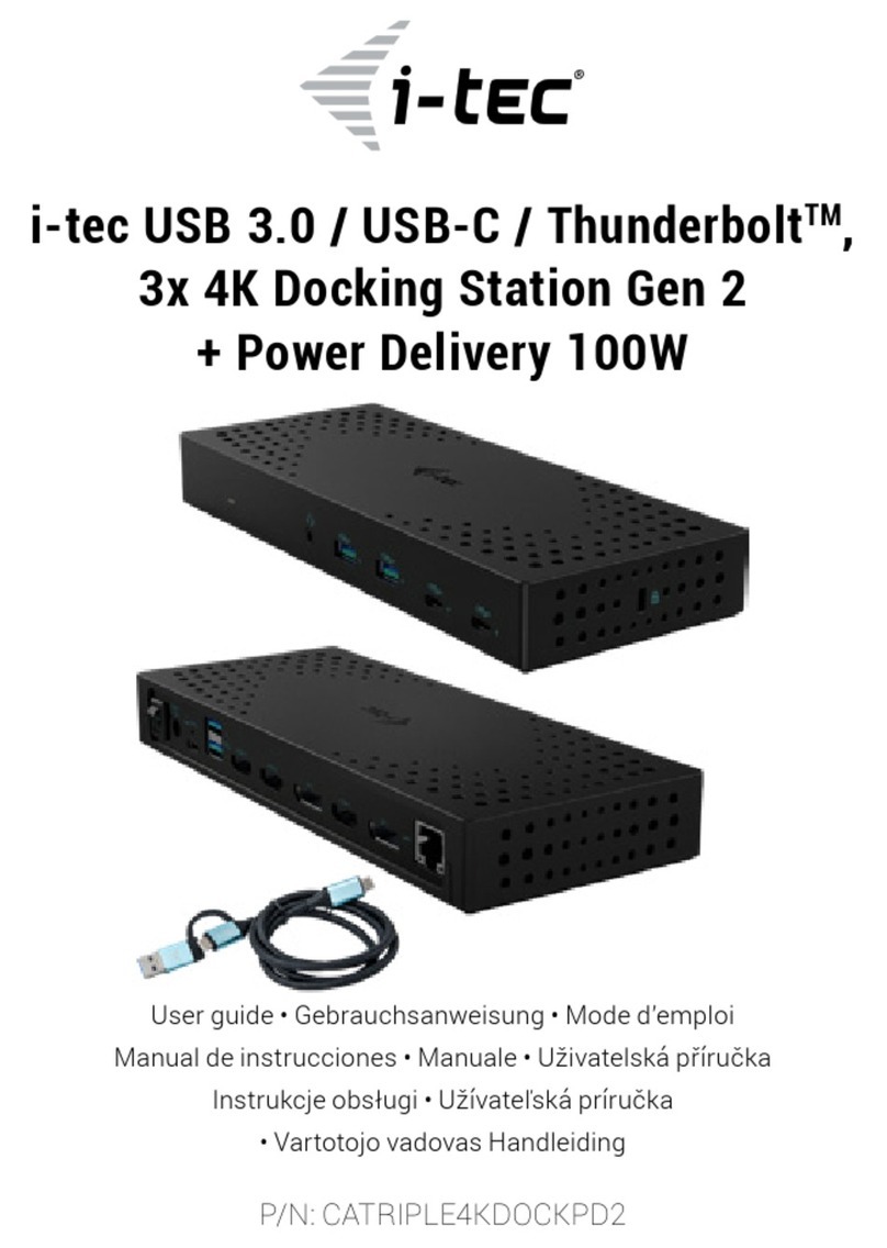 Itec CATRIPLE4KDOCKPD2 User manual