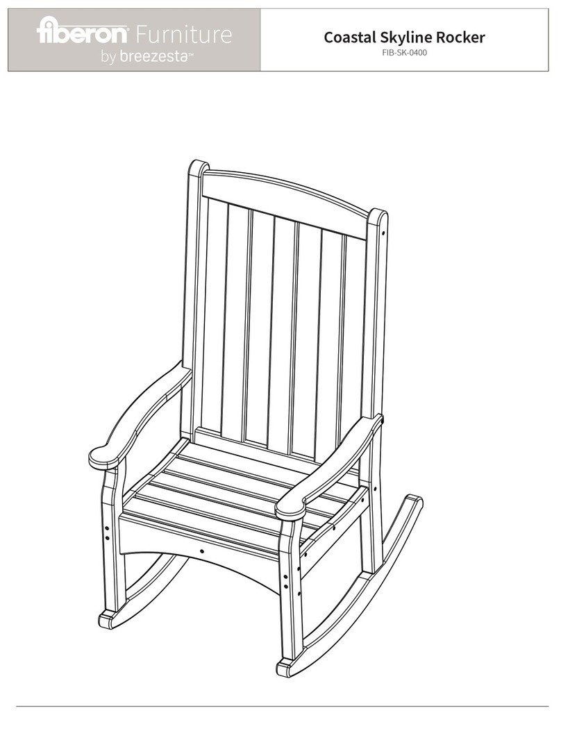 Breezesta fiberon Furniture FIB-SK-0400 quick start guide