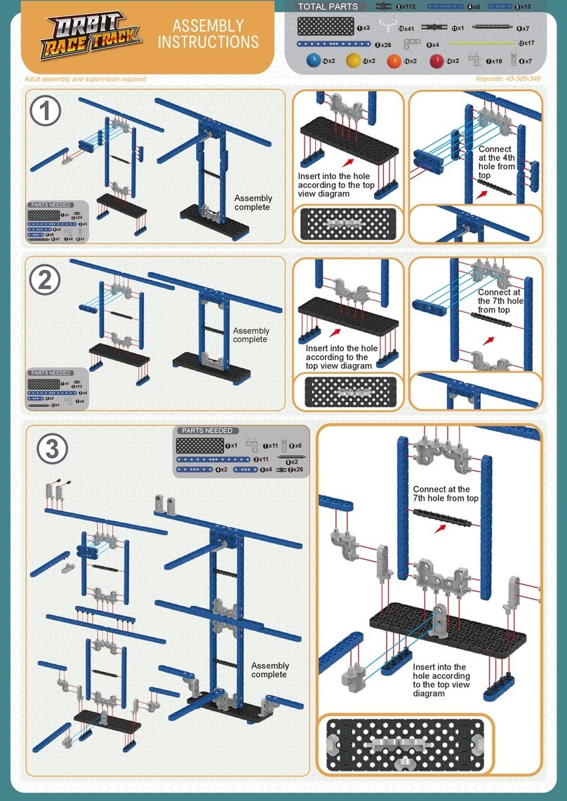 Orbit RACE TRACK Assembly instructions