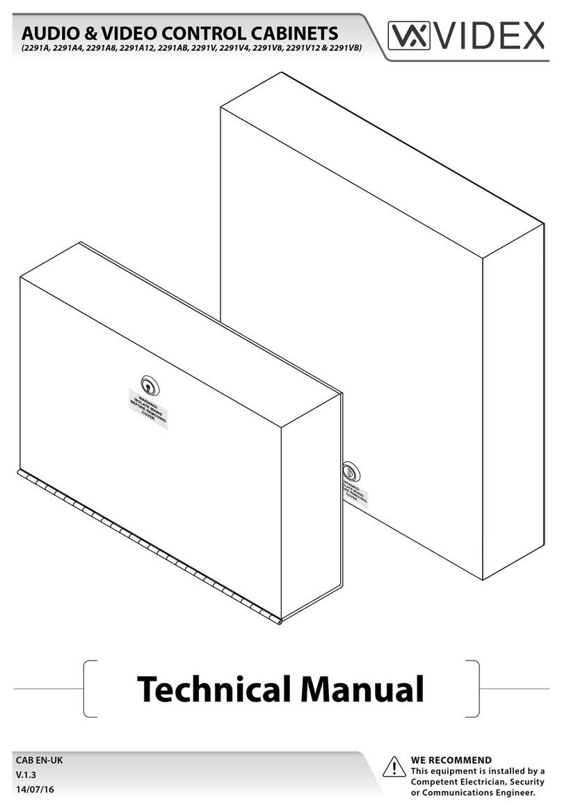 Videx 2291A Technical manual