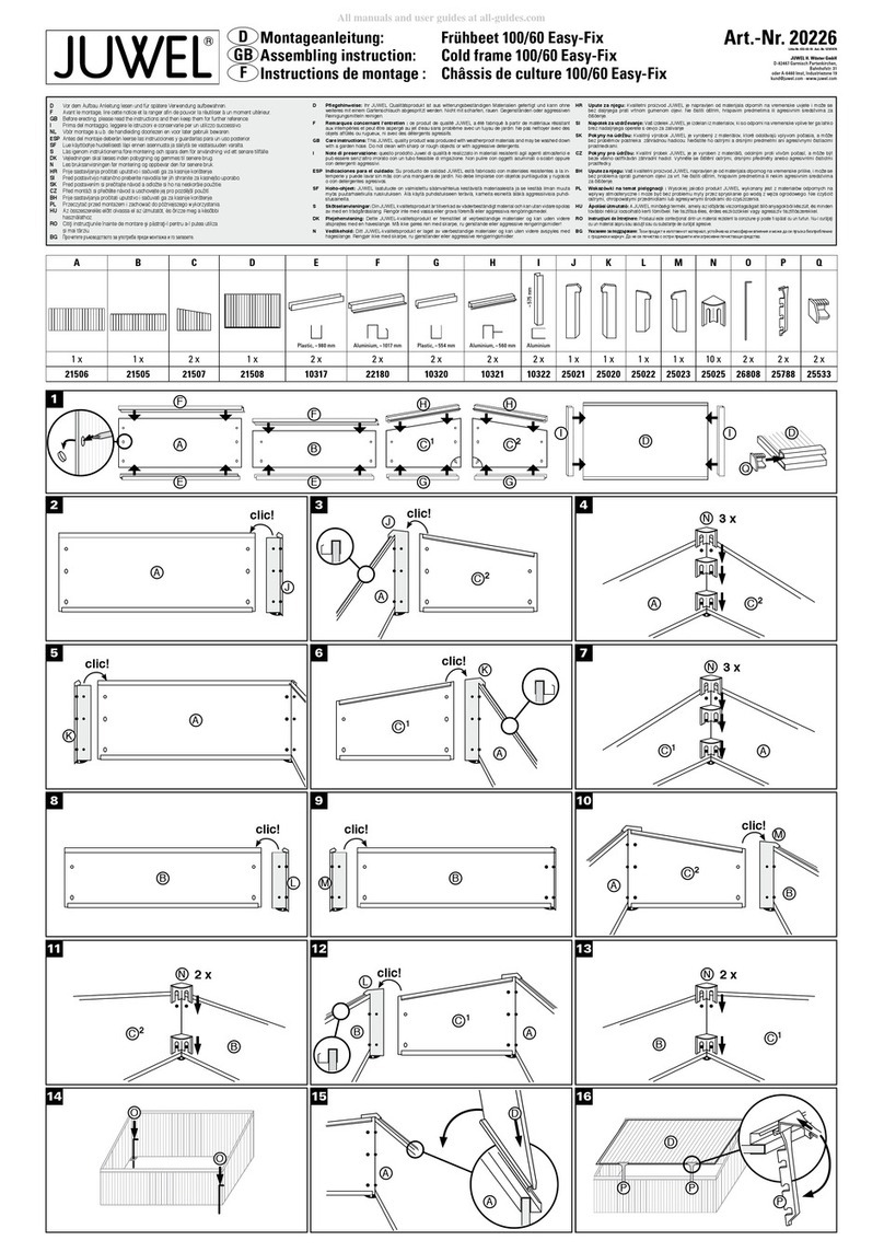 juwel Easy-Fix 100/60 Assembling Instruction