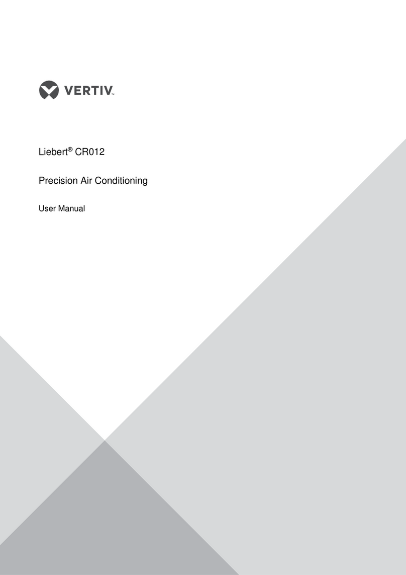 Vertiv Liebert CR012 User manual Vertiv Liebert CR012 User manual