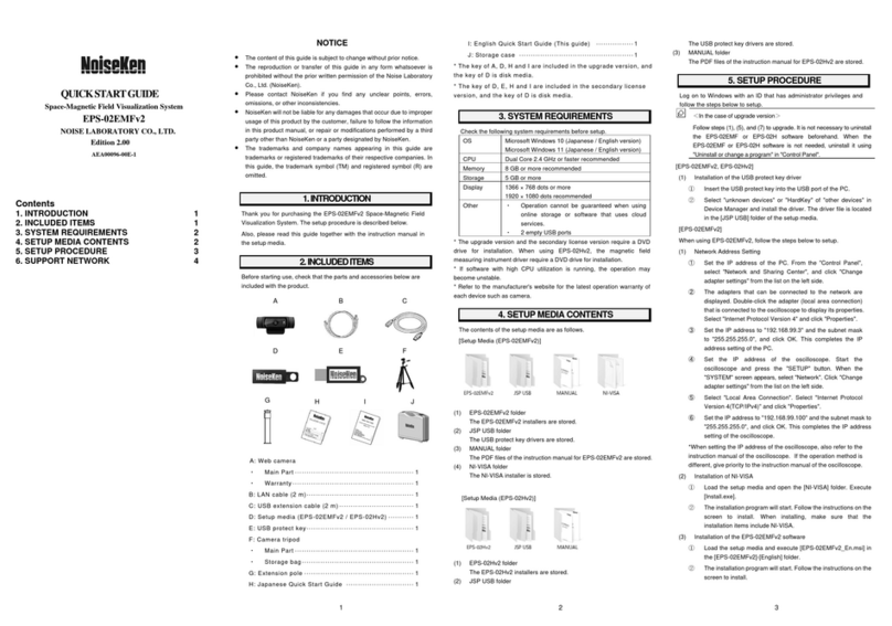 NoiseKen EPS-02EMFv2 User manual