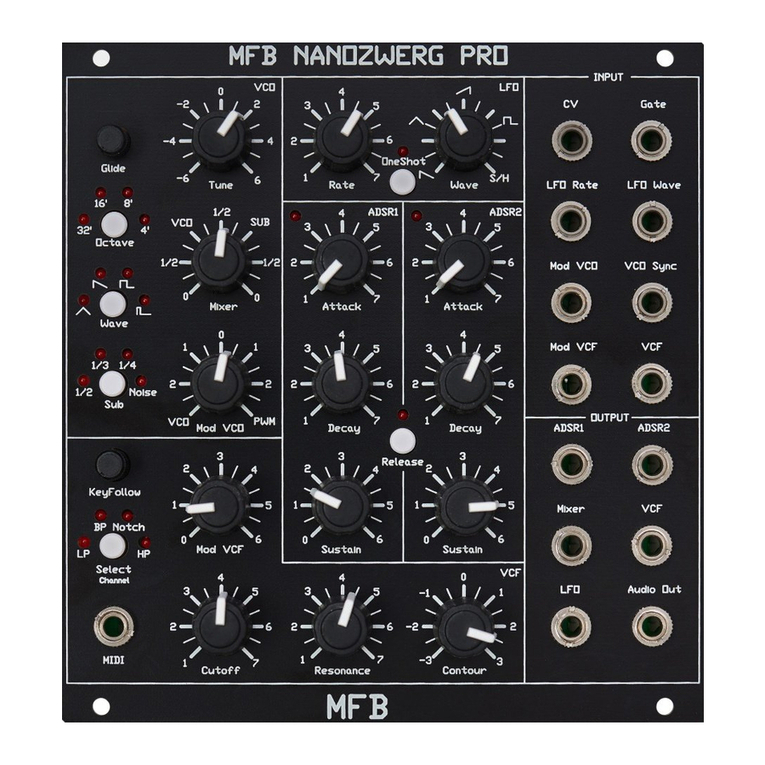 MFB NANOZWERG Pro User manual