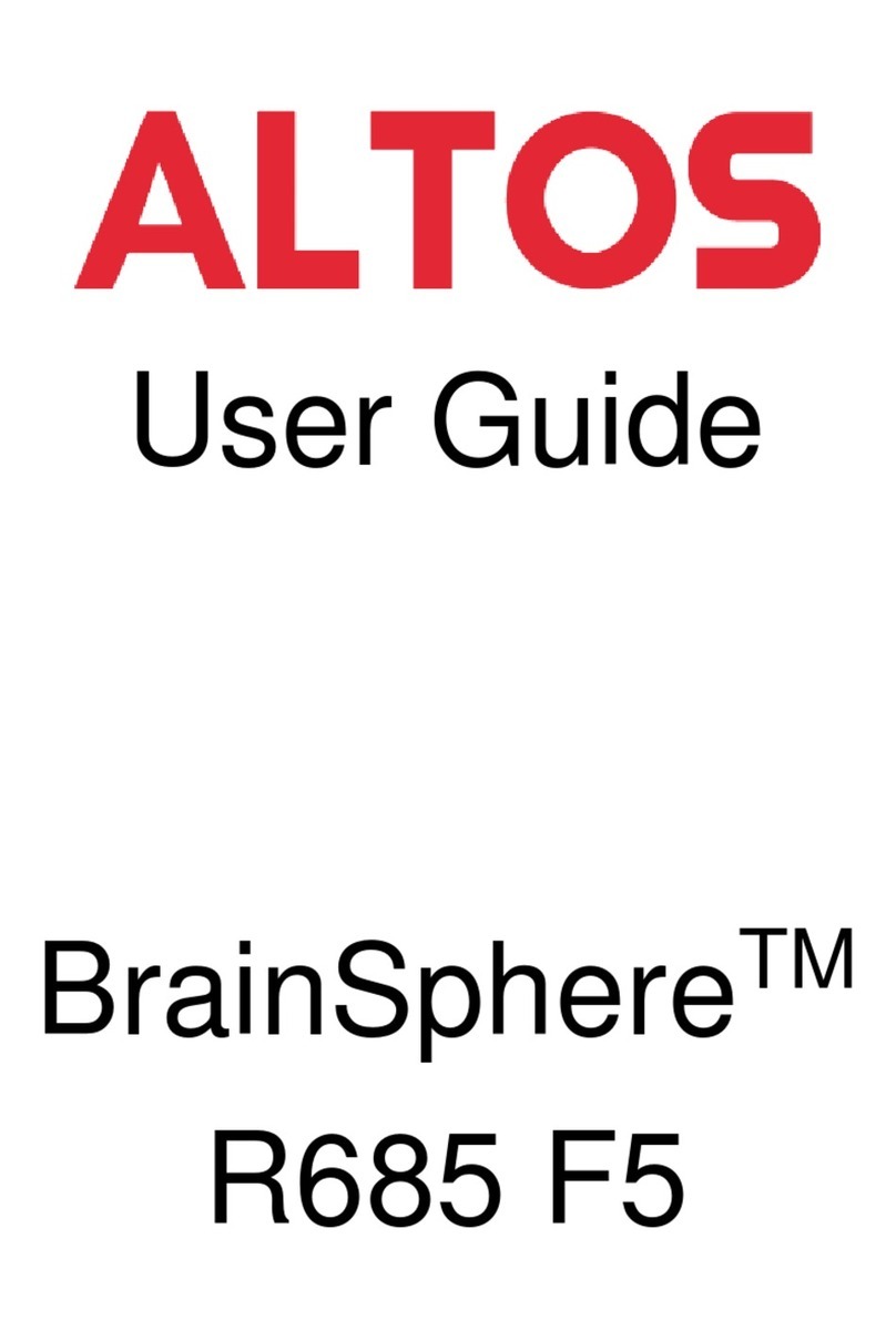 Altos BrainSphere R685 F5 User manual Altos BrainSphere R685 F5 User manual