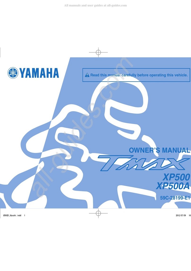 Yamaha TMax XP500 2012 User manual