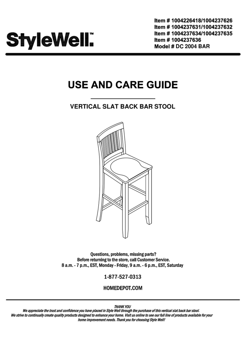 StyleWell DC 2004 BAR User manual