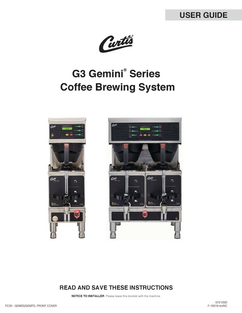 Curtis G3 Gemini Series User manual