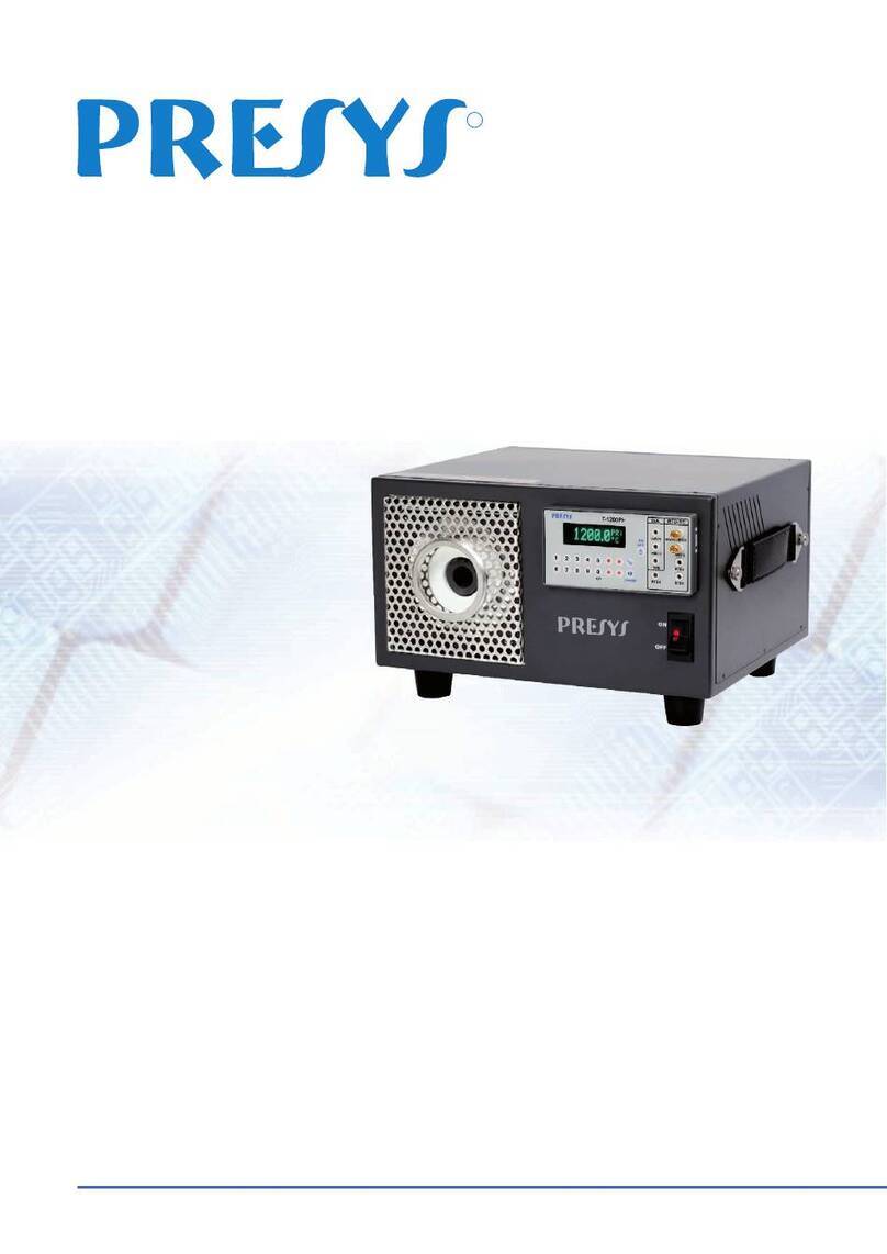 Presys T-1200PH User manual