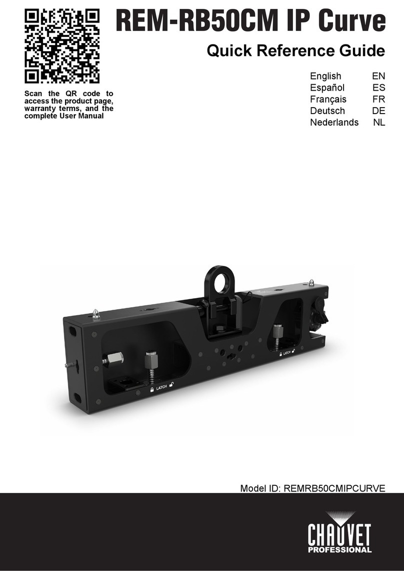 Chauvet Professional REM-RB50CM IP Curve Quick reference guide Chauvet Professional REM-RB50CM IP Curve Quick reference guide