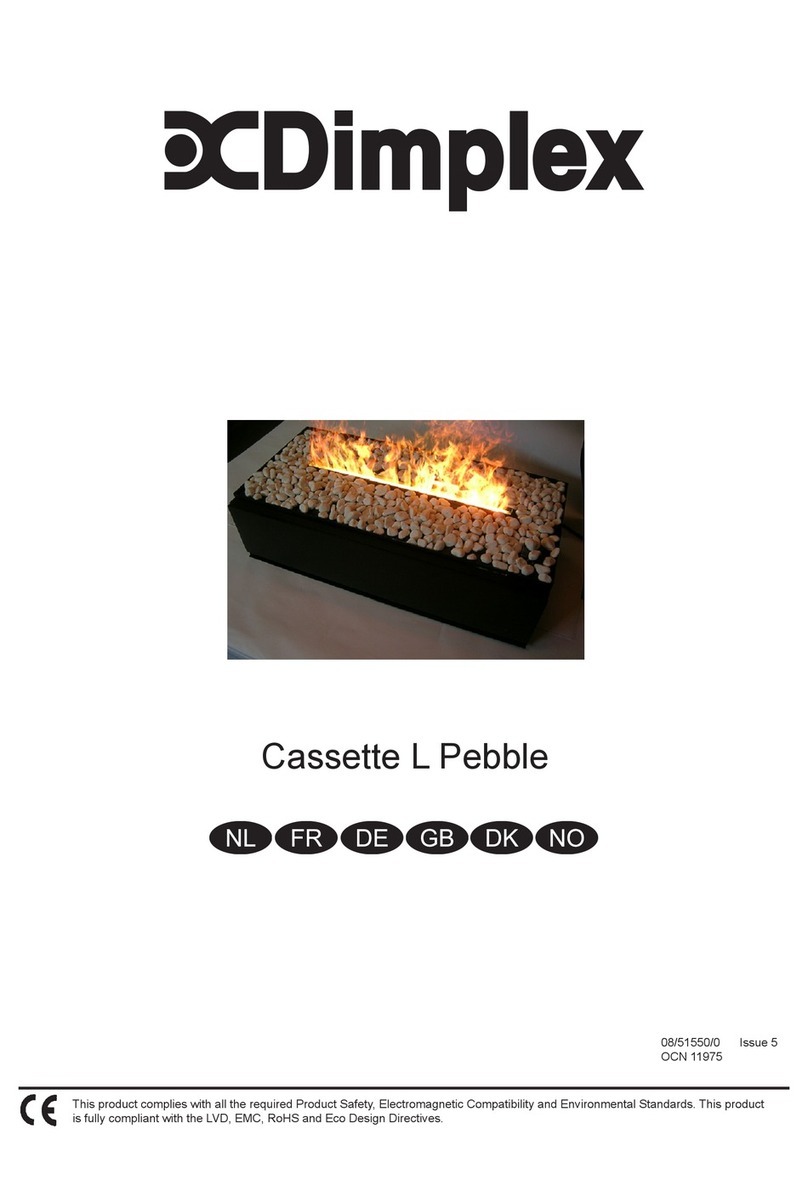 Dimplex Cassette L Pebble User manual