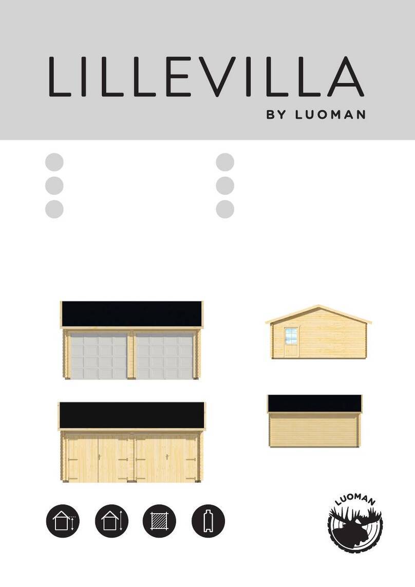 Luoman LILLEVILLA Garage 15 User manual