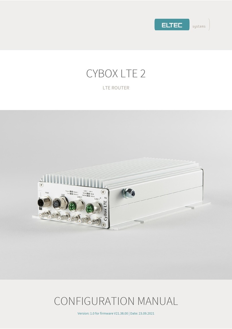 ELTEC CYBOX LTE 2 Configuration manual