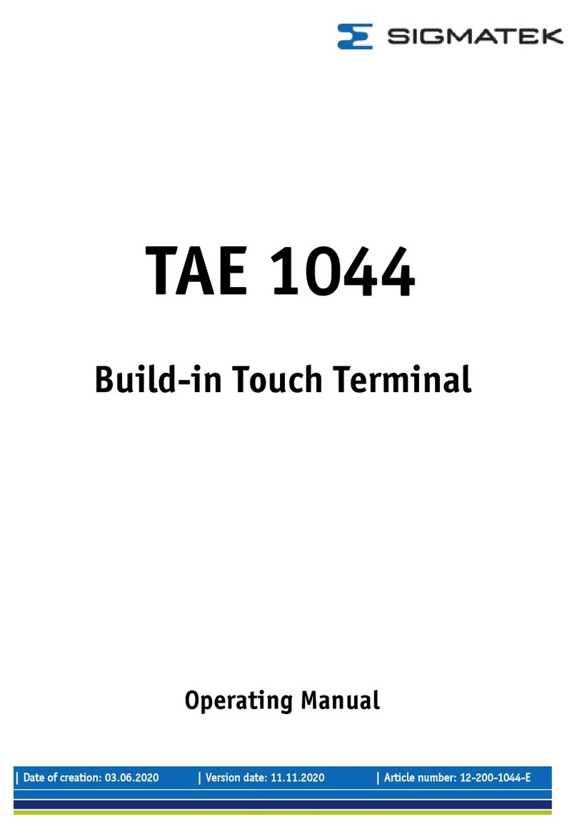 SIGMA TEK TAE 1044 operating manual