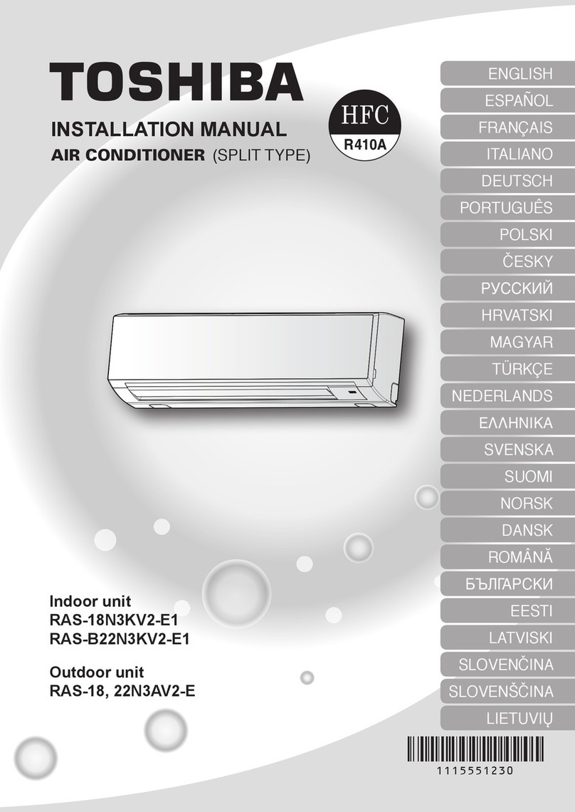 Toshiba RAS-B22N3KV2-E1 User manual