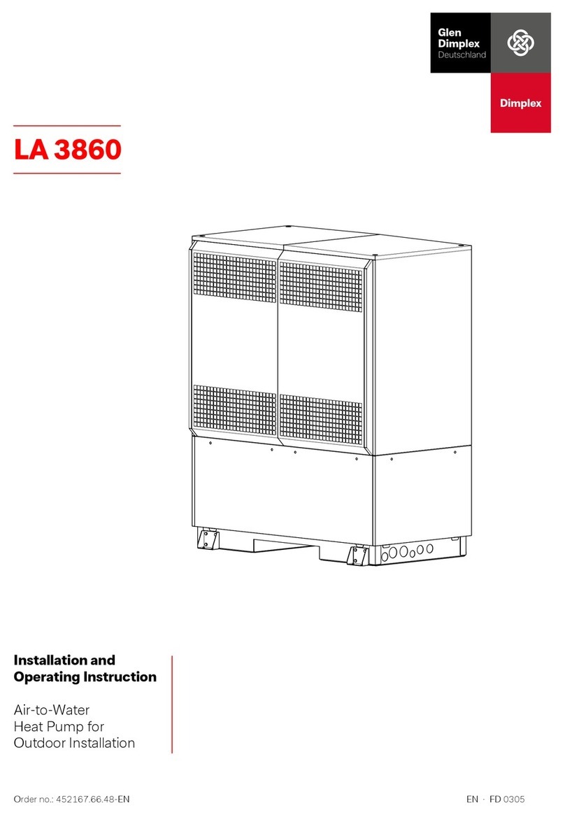 Glen Dimplex LA 3860 Installation and operating instruction