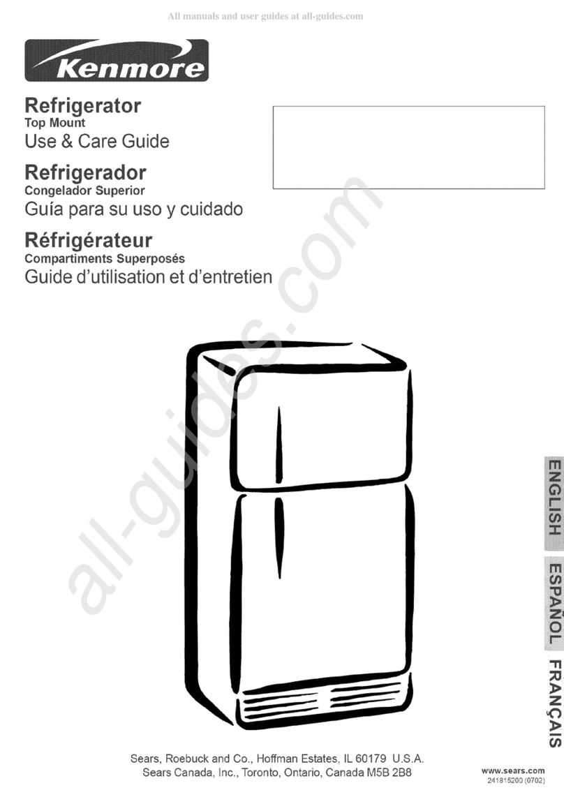 Sears Kenmore 253 User manual
