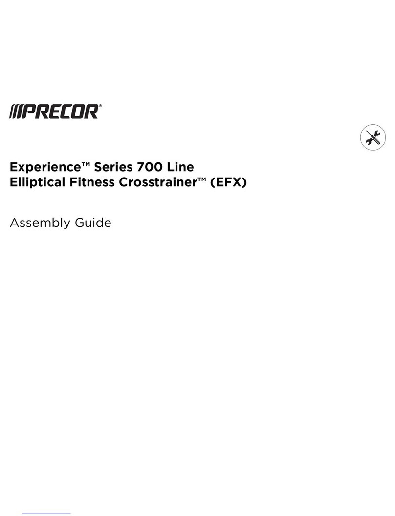 Precor Experience 700 line Series User manual