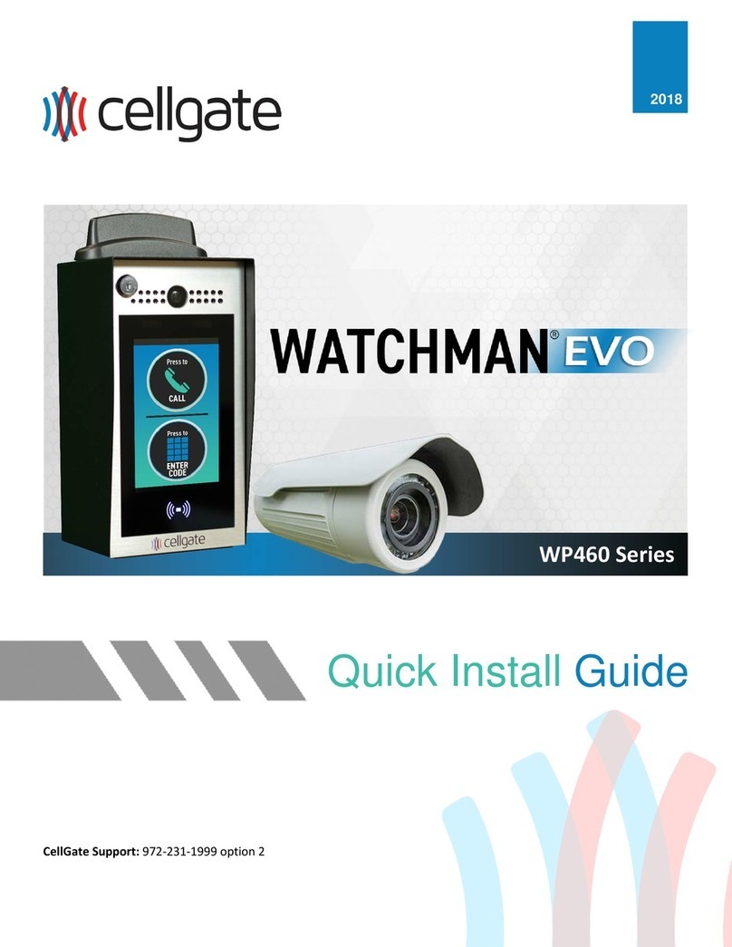 CellGate WATCHMAN EVO WP460 Series Quick install guide
