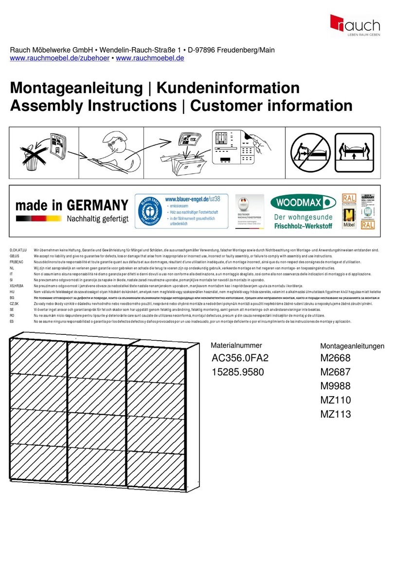 Rauch M2668 Assembly instructions