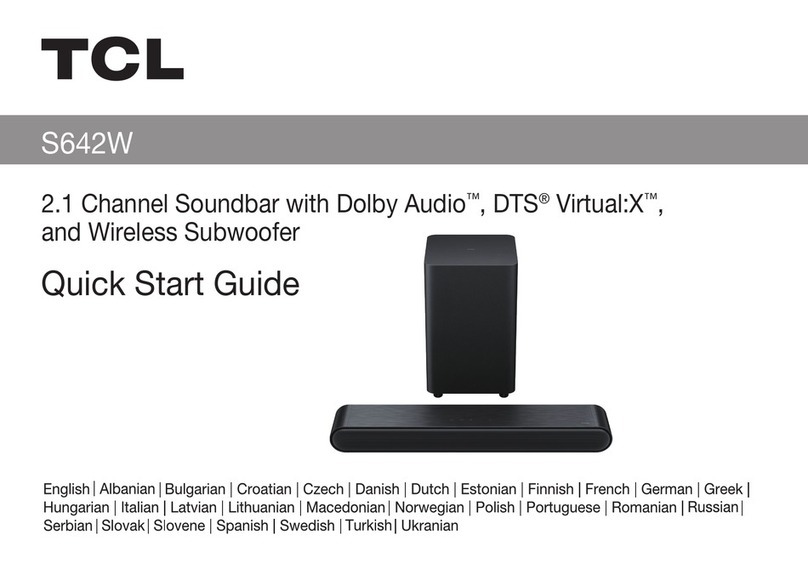 TCL S642W quick start guide