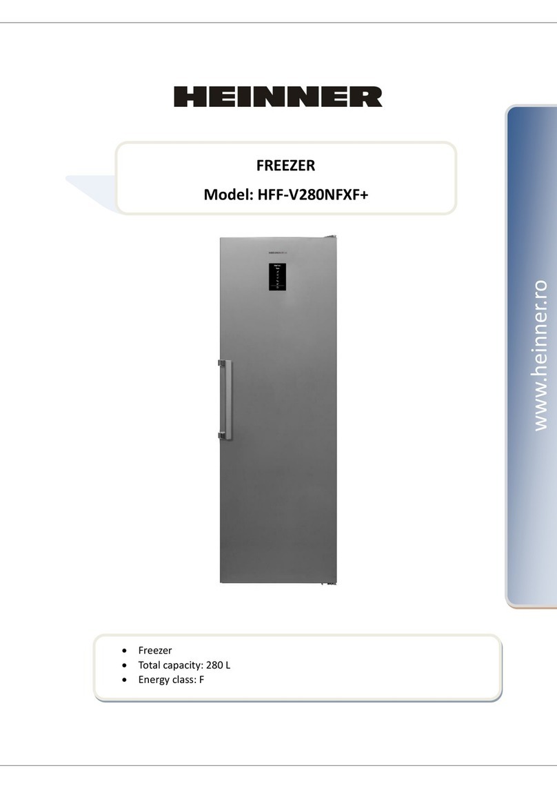 Heinner HFF-V280NFXF+ manual