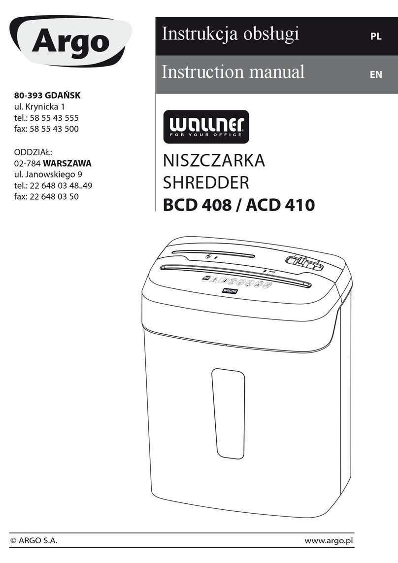 Argo Wallner BCD 408 User manual