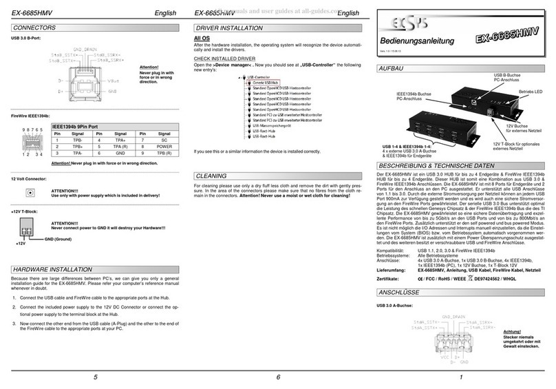 Exsys EX-6685HMV manual