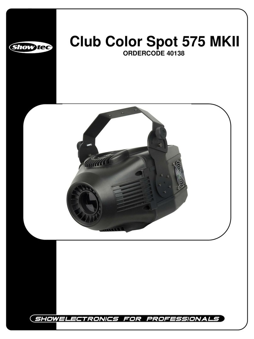 Show Tec Club Color Spot 575 MKII User manual