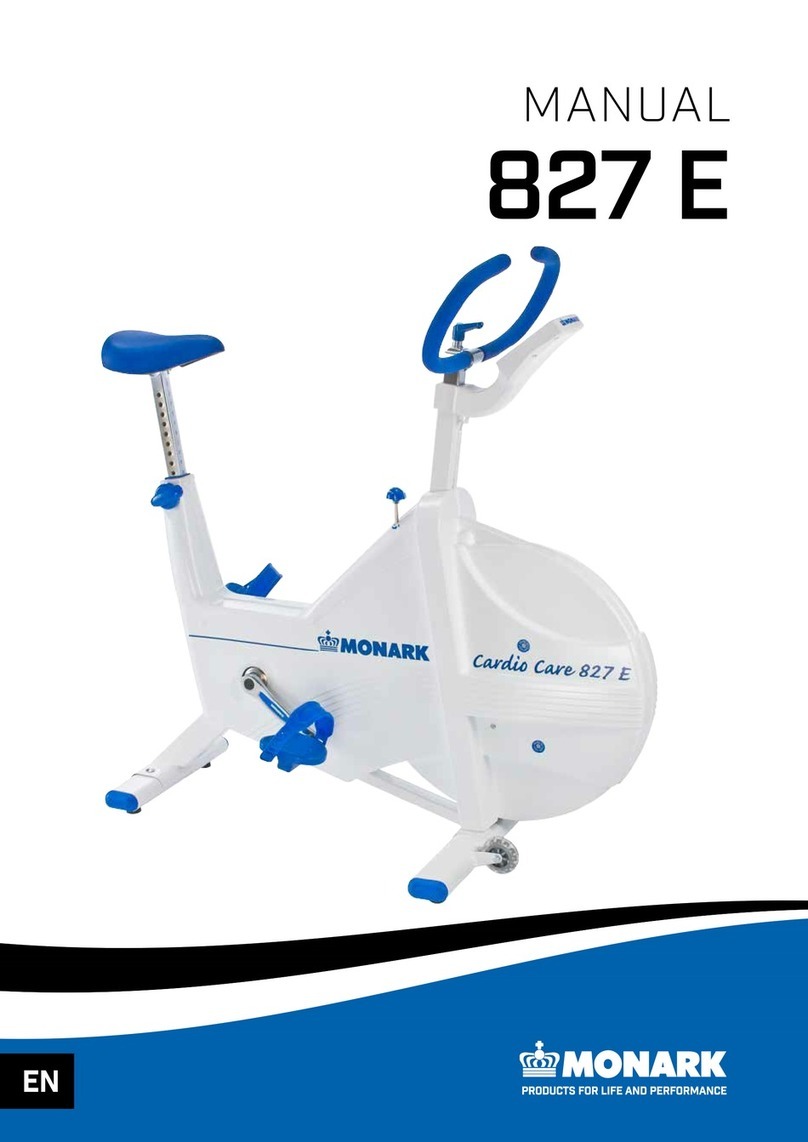 Monark Cardio Care 827 E User manual