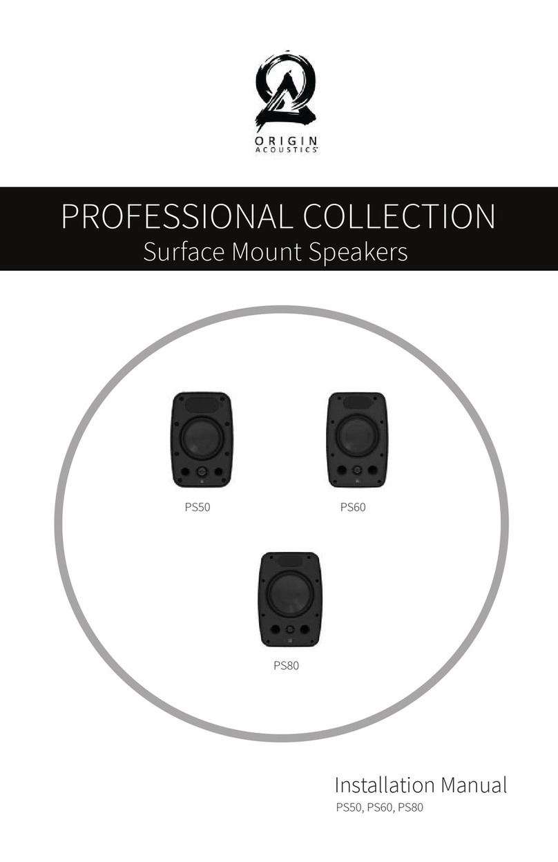 Origin Acoustics PROFESSIONAL PS50 User manual