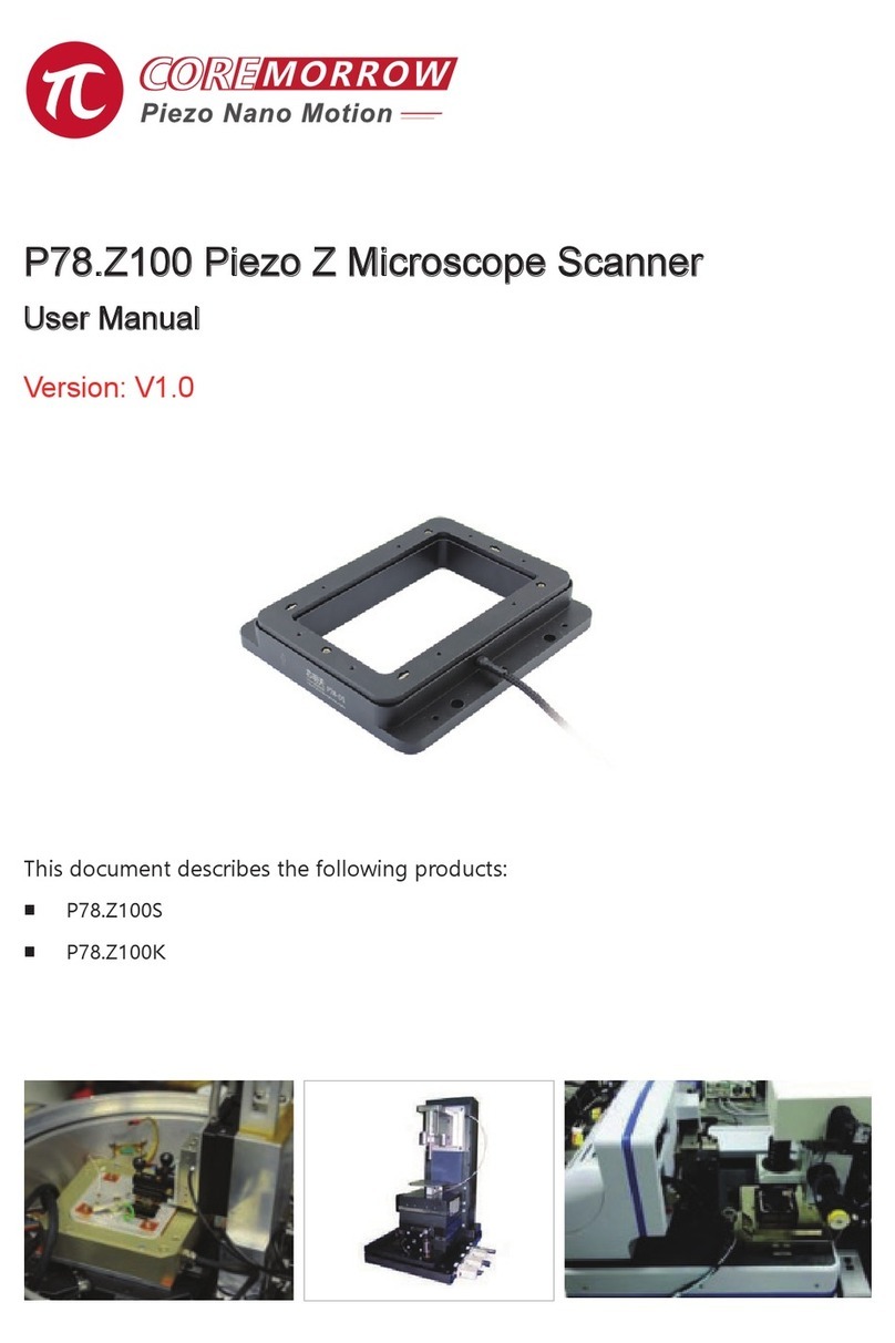 Coremorrow Piezo Z P78.Z100K User manual
