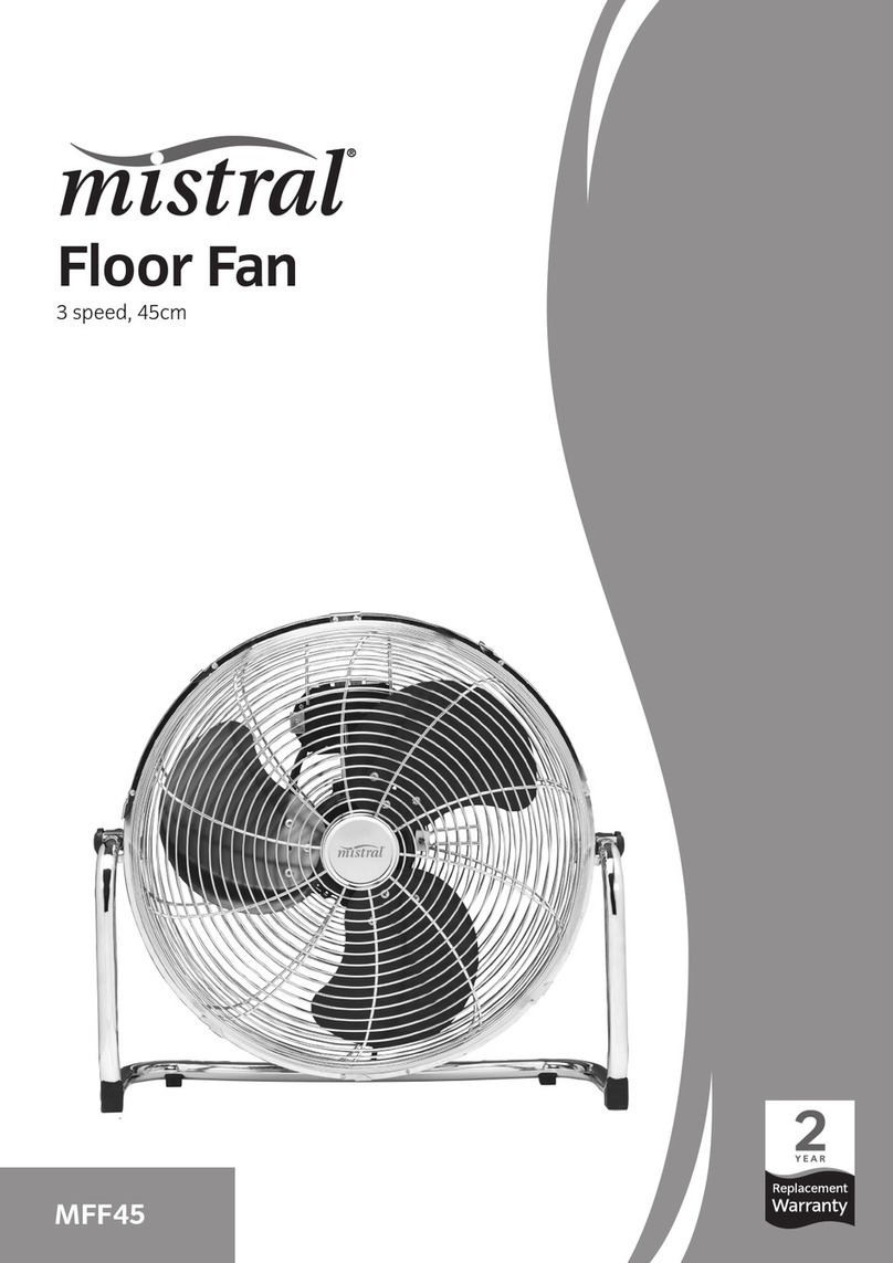 Mistral MFF45 User manual