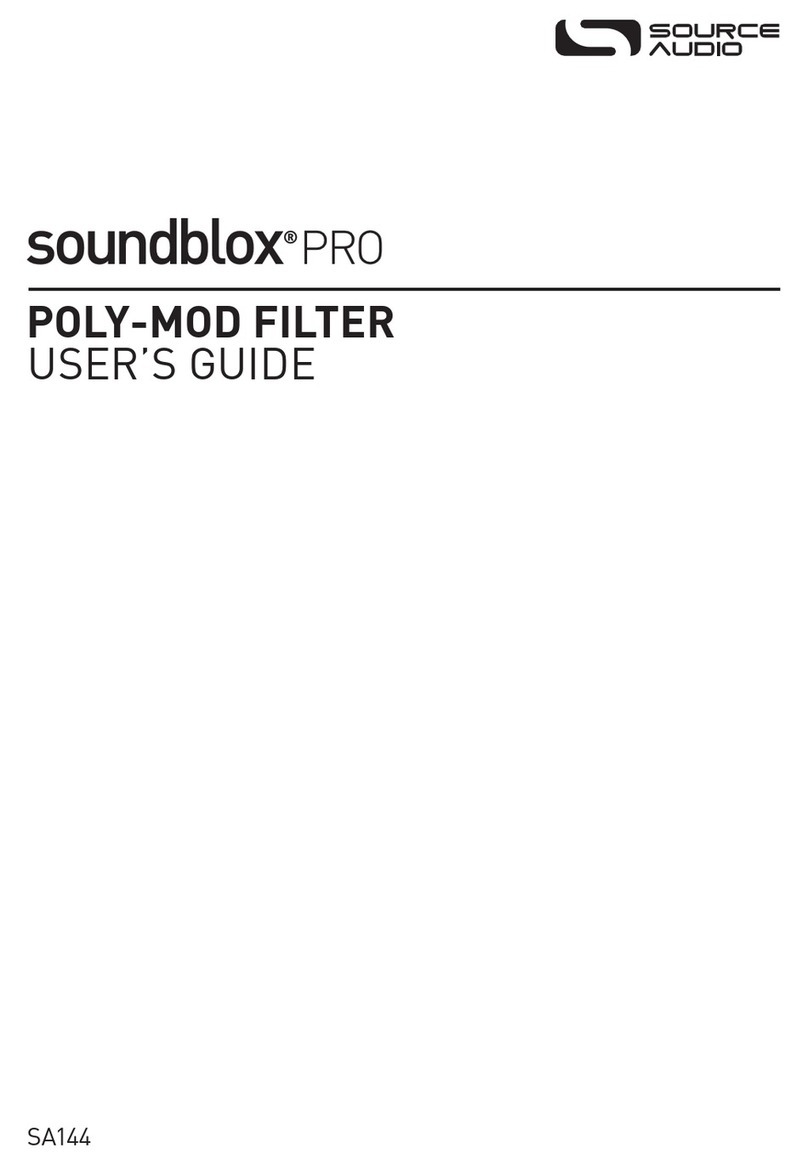 Source Audio SA144 User manual