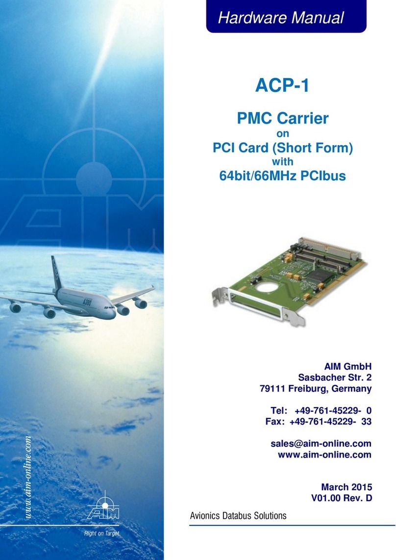 Aim ACP-1 Hardware manual Aim ACP-1 Hardware manual