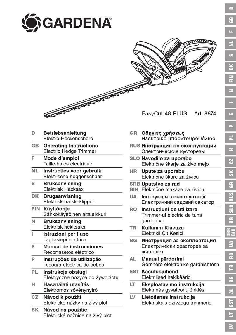 Gardena EasyCut 48 PLUS User manual
