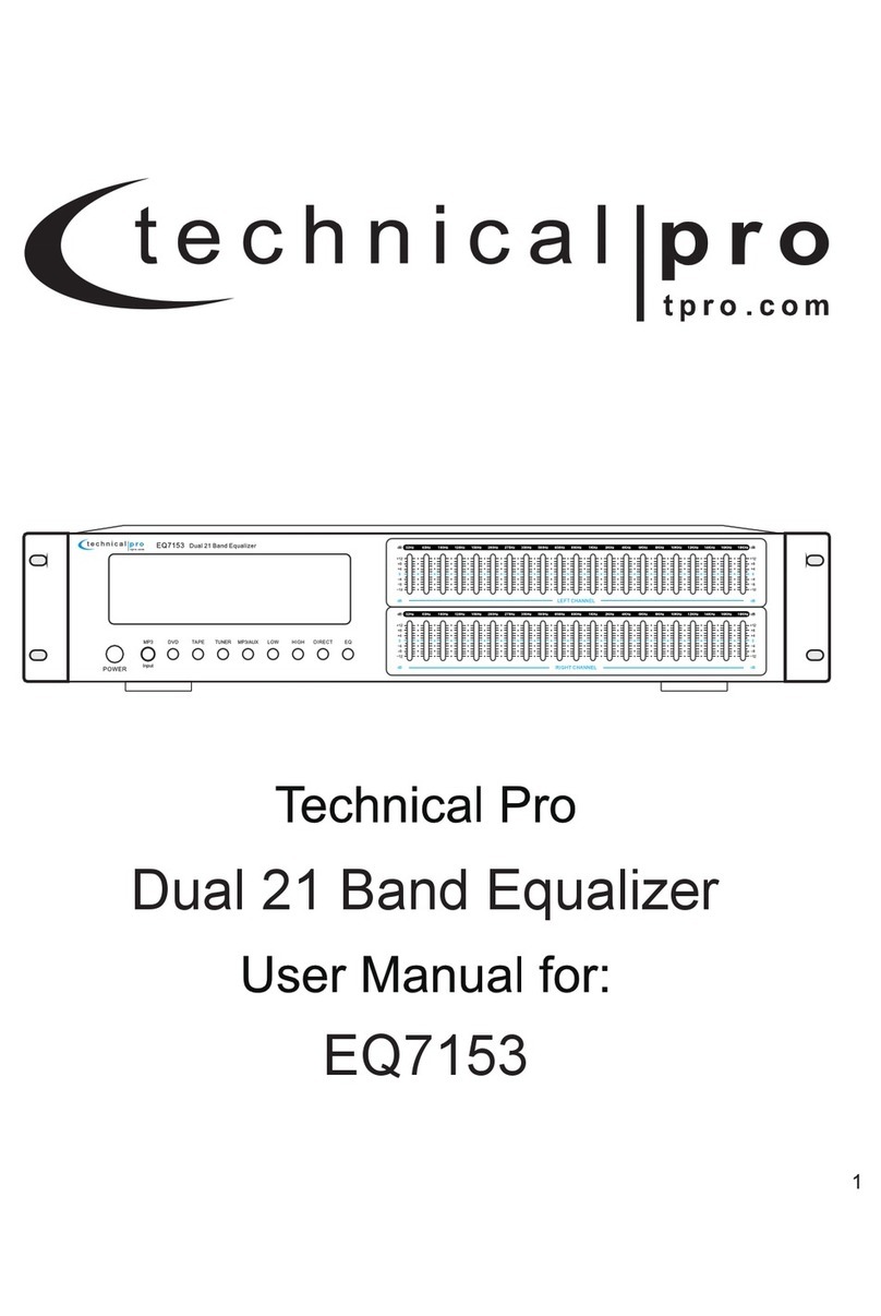 Technical Pro EQ7153 user manual