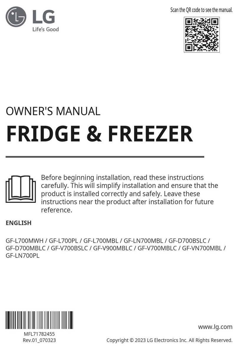 LG GF-L700MWH owner's manual