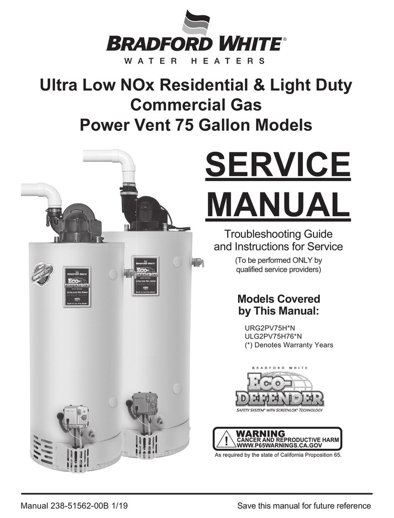 Bradford White URG2PV75H N Series Service manual