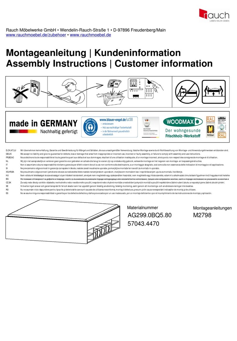 Rauch M2798 Assembly instructions
