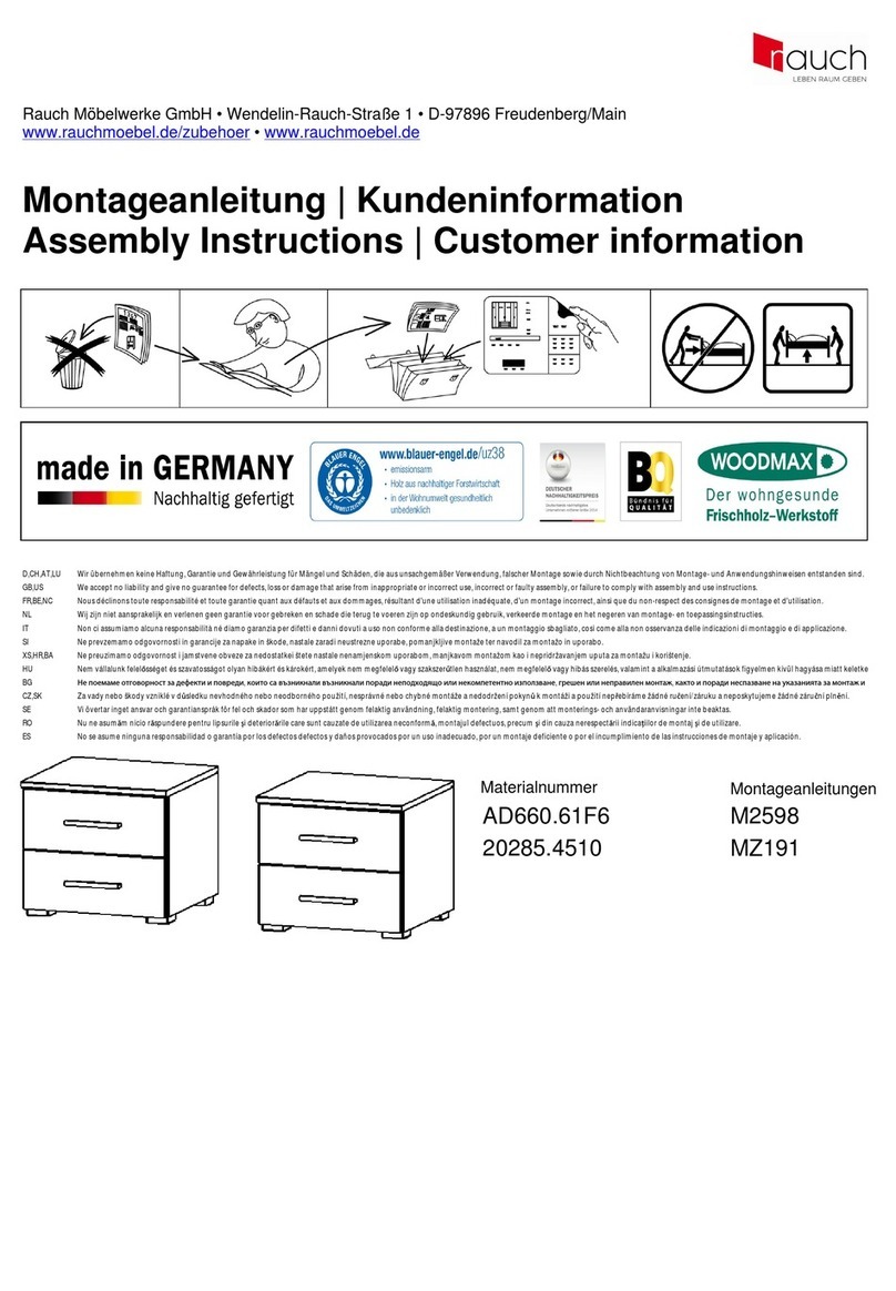Rauch M2598 Assembly instructions