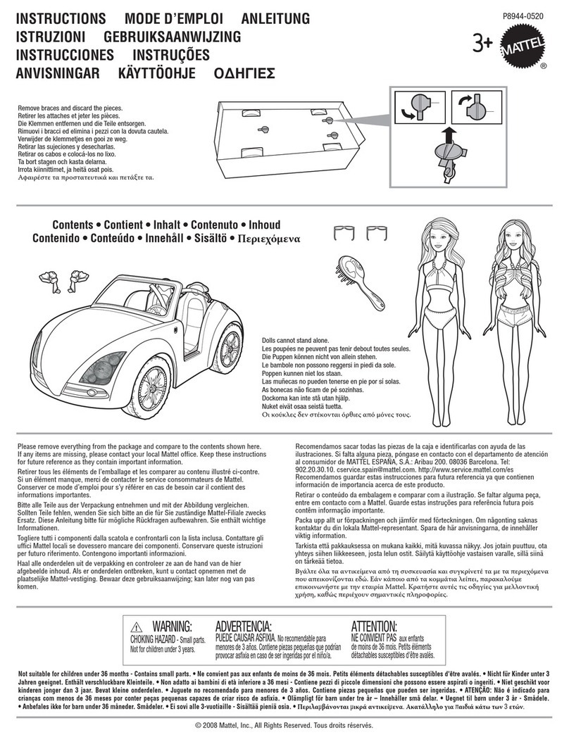 Mattel P8944 User manual