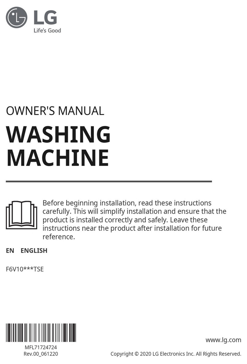LG F6V10 TSE Series User manual