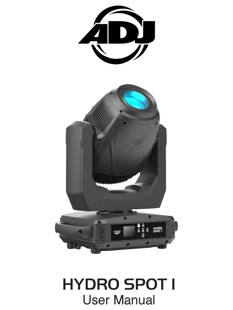 ADJ HYDRO SPOT 1 user manual